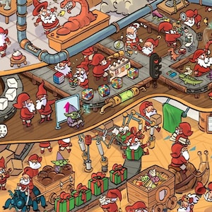 Mystery Advent Calendar - Santa's Factory by The Great Thinking Cap