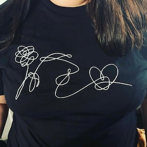 BTS Love Yourself album cover Embroidery Design