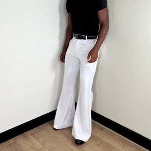 Mens flare trousers deals
