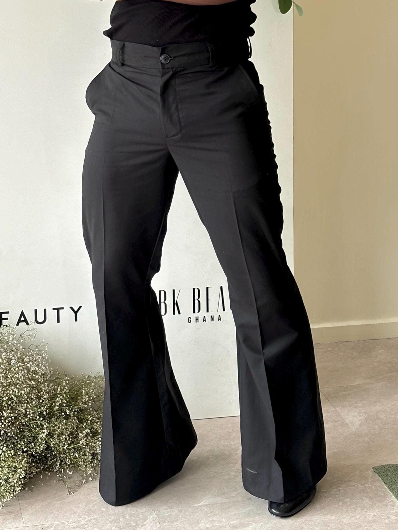 Bell Bottom Pantalon Elephant Homme 90s Skater Baggy Jeans For Men