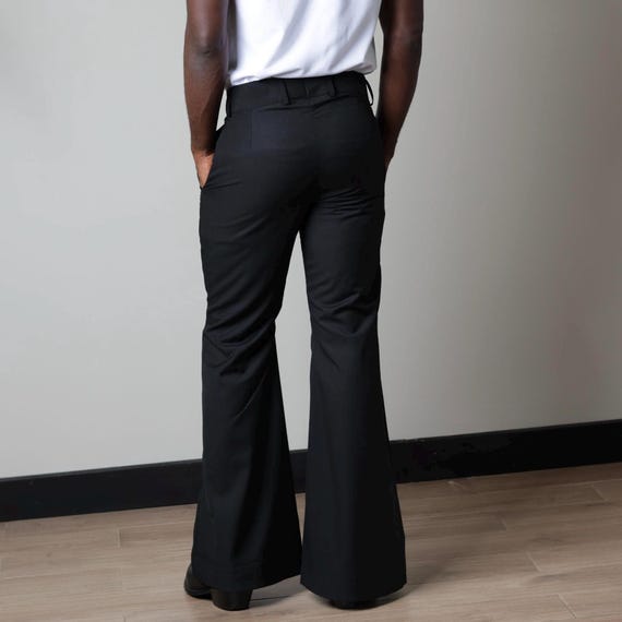 Men's Flare Pants,stylish Trousers ,men Bell Bottom Fit