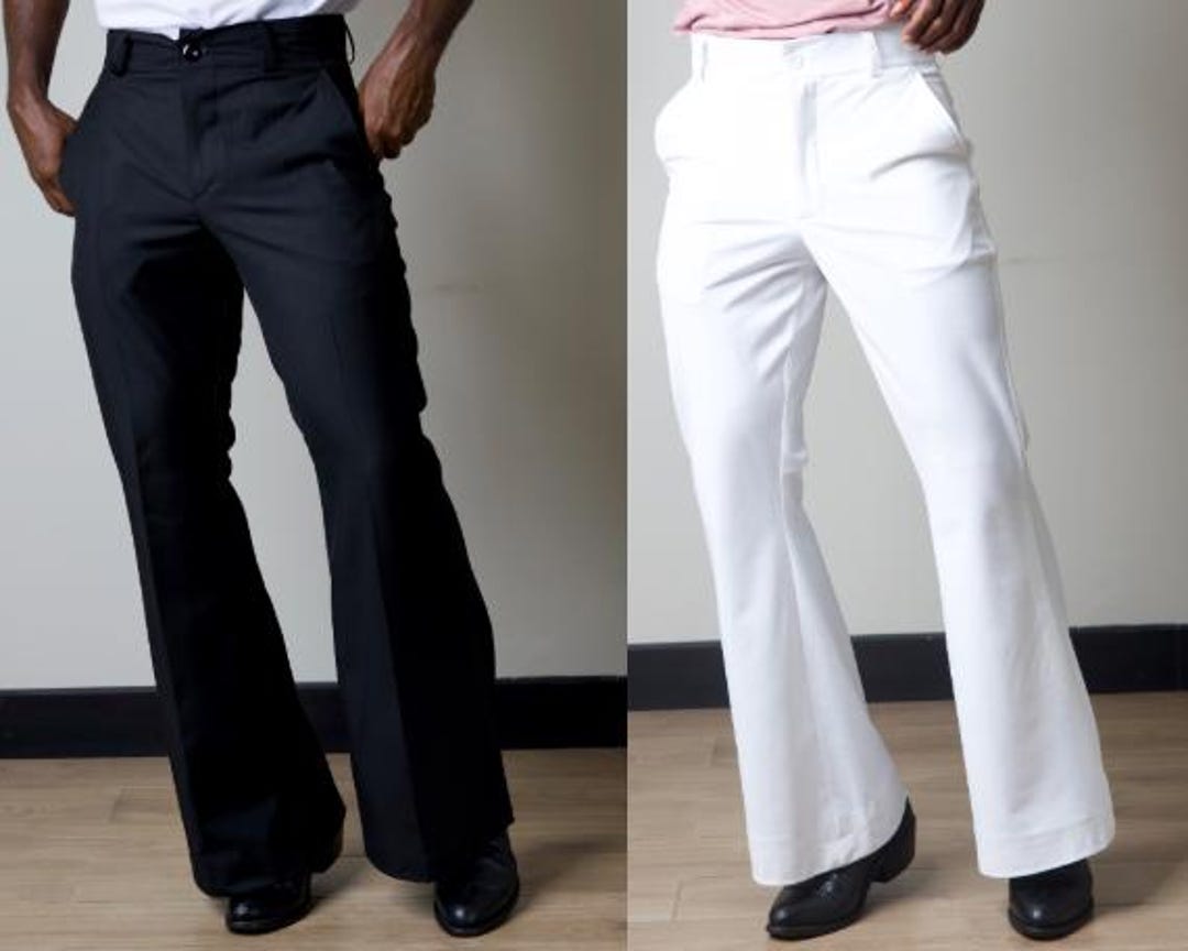 Men's Flare Pants,stylish Trousers ,men Bell Bottom Fit