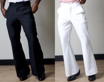 Men’s flare Pants,Stylish Trousers ,Men bell bottom fit,trendy cool men trousers,Men&#39;s relaxed vintage, disco pants,flared flares,70s pants