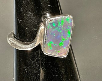 Australian Doublet Opal Ring 28.40 Carat