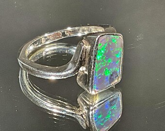Australian Doublet Opal Ring 28.40 Carat