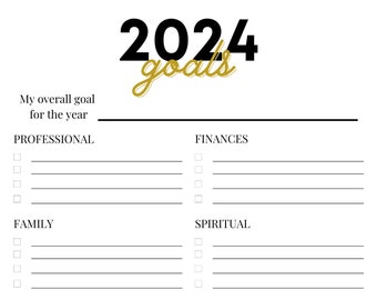 2023 Goals List/Tracker