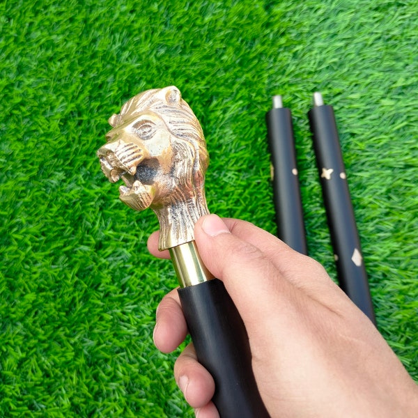 Lion Head Cane Etsy