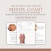 Botox Digital Face Chart and Aftercare for Your Practice With Editable ...