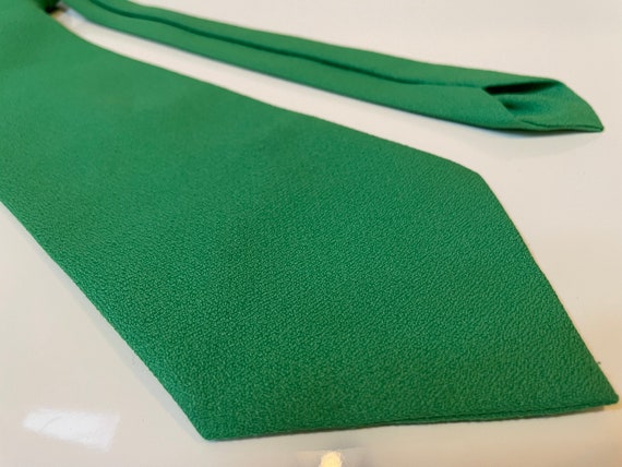Green Vintage Tie for Men Groom Cotton Ties Boho … - image 2