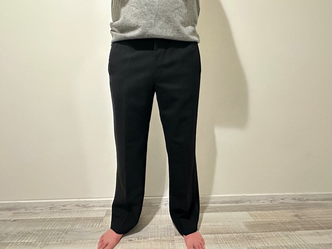 BAND OF OUTSIDERS Size 32 Black White Dots Cotton Dress Pants