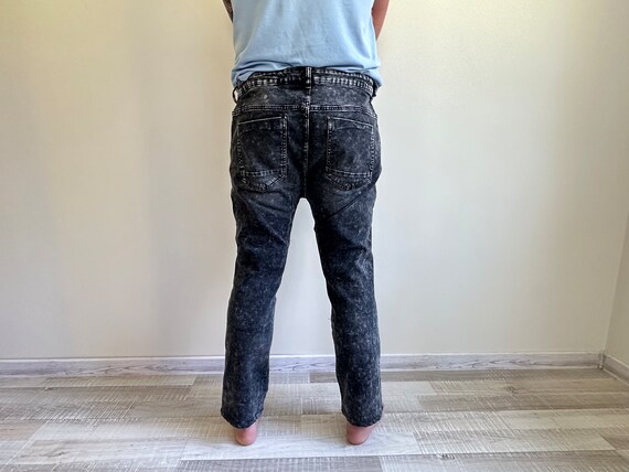 Men's  Slim Jeans Men's Distressed Denim Pants Bl… - image 6
