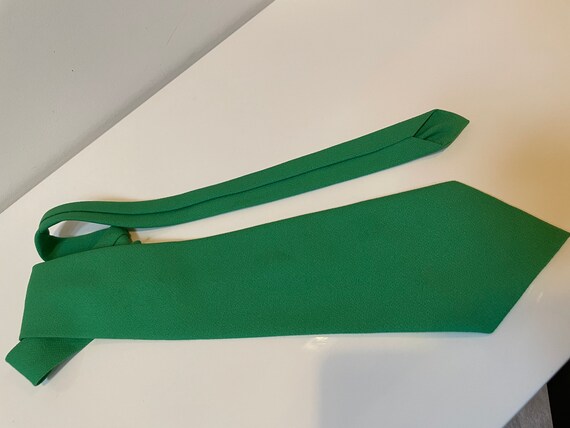 Green Vintage Tie for Men Groom Cotton Ties Boho … - image 3