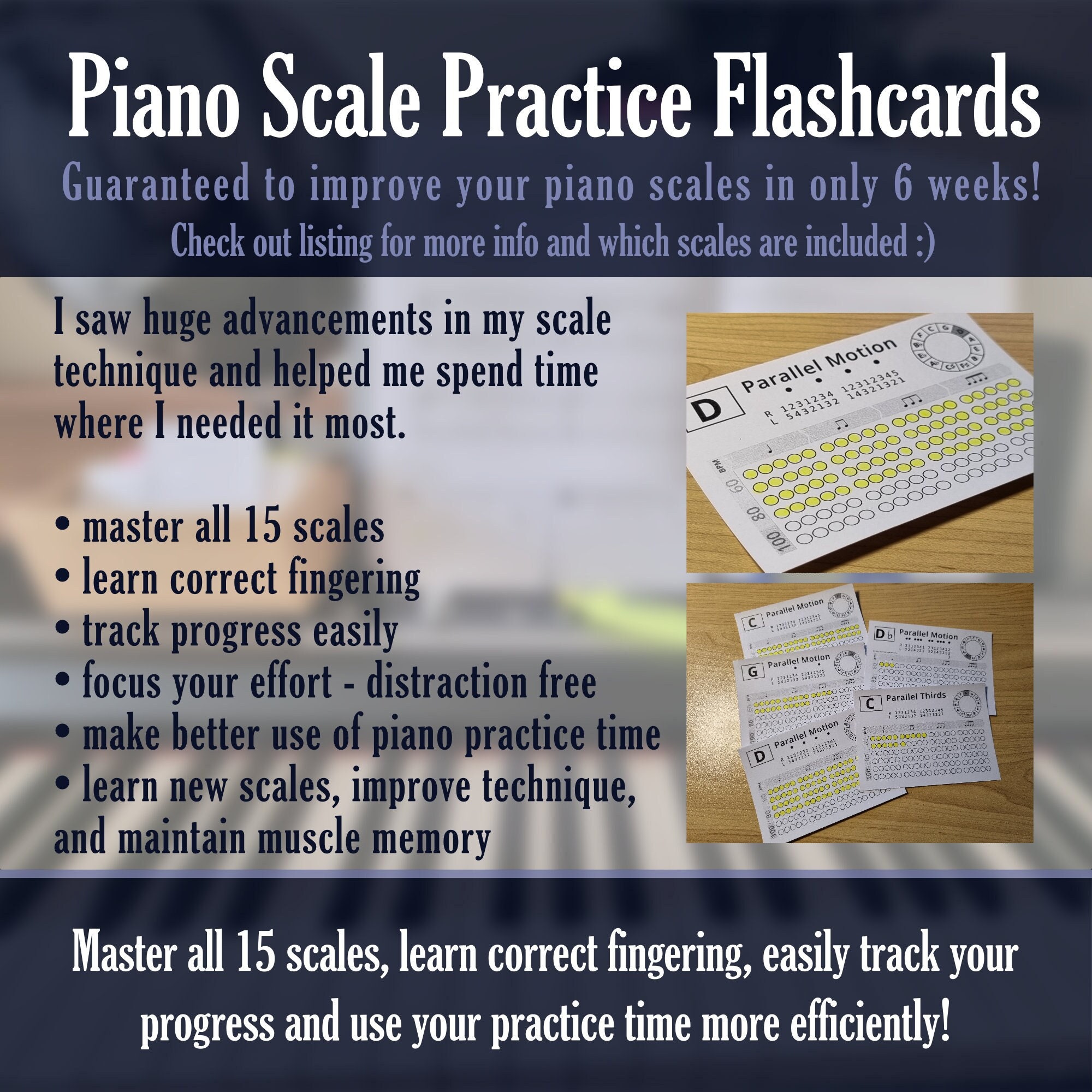 Major Scales Flashcards Study Drills Technique Theory Etsy
