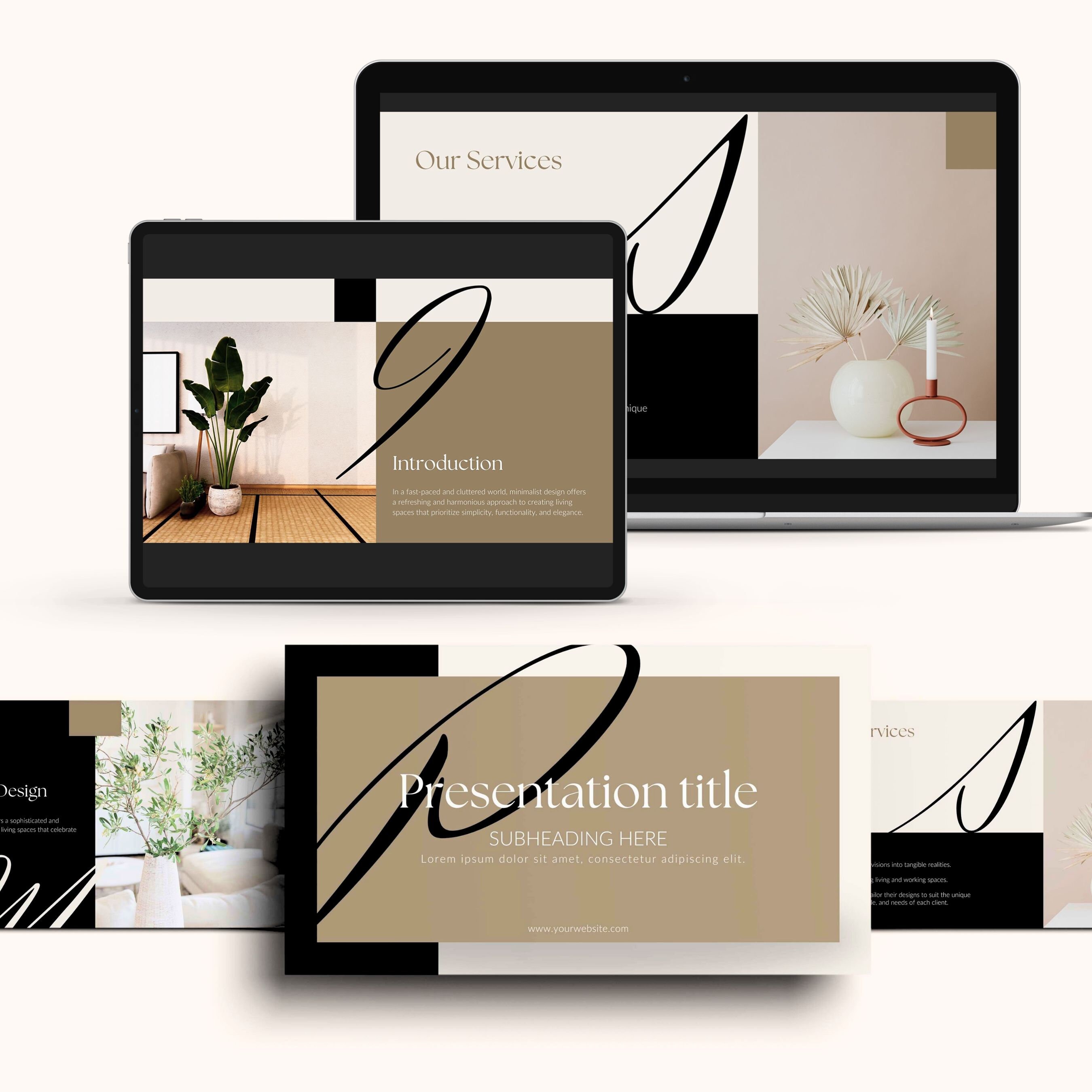 Interior Design Presentation Canva Template | Canva Template | Digital ...