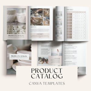 Product Catalog Canva Template, 19 Line Sheet Template, Wholesale Line Sheet, Wholesale Catalog, Price List Template, Linesheet Template