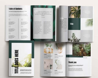 Canva Template Ebook, Magazine Template, Booklet Template: Create Magazine Designs with the Versatile and Customizable Canva Template