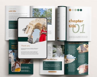 E book Template PLR, Canva Magazine Template, Lead Magnet PLR, Green eBook, Blogger, Coaches Templates, Canva eBook Designs, Versatile PDF