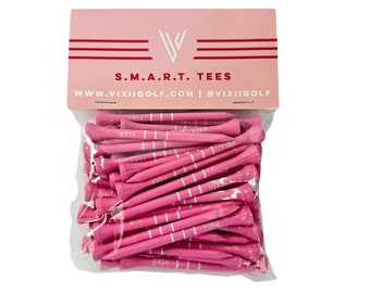 VIXII S.M.A.R.T. Golf Tees Adjustable Golf Tee Golf Gifts Perfect Gift for Golfers Birthday Chirstmas Pink Tees Women Golf Tees wood wooden