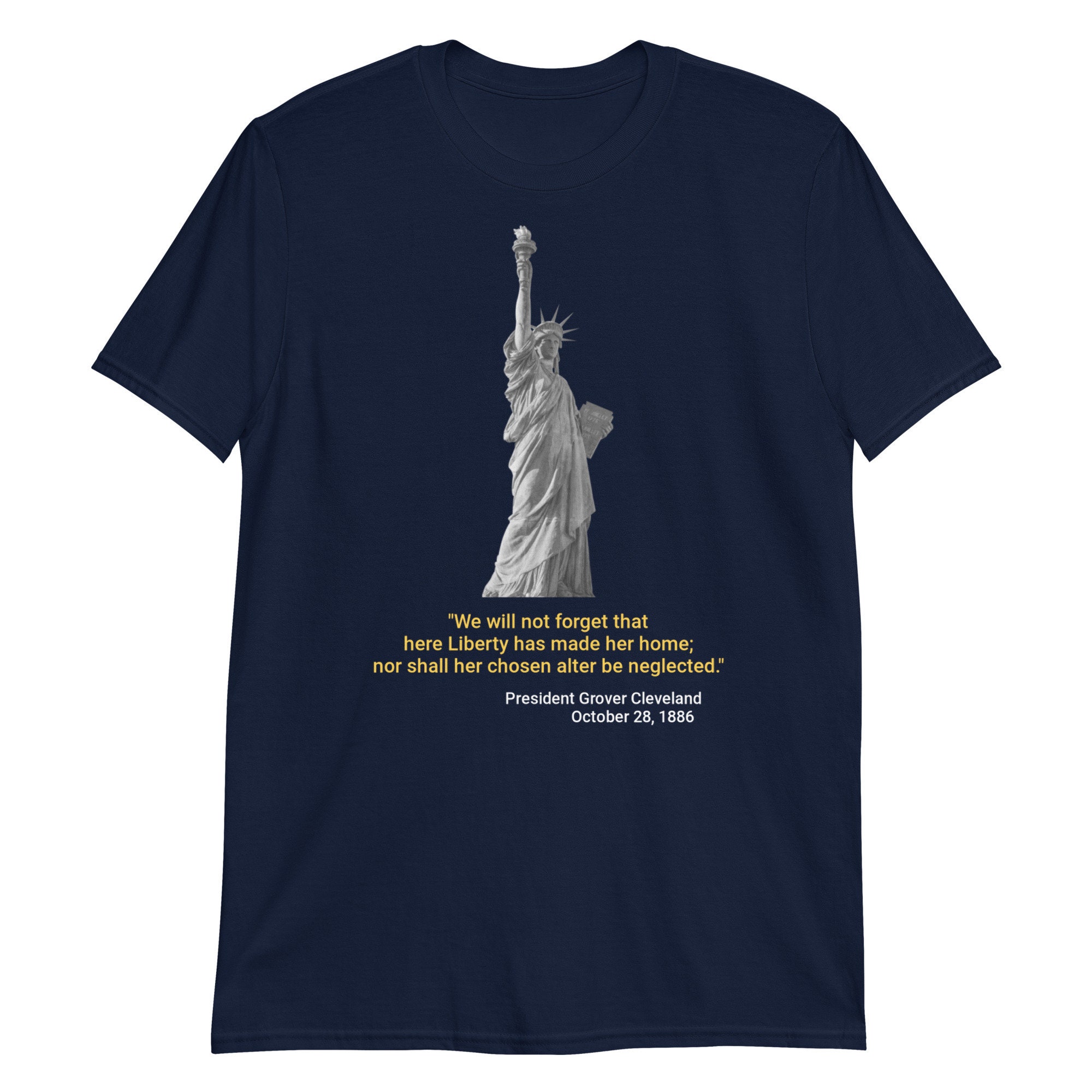 BlueshirtsNation Lady Liberty Short-Sleeve T-Shirt