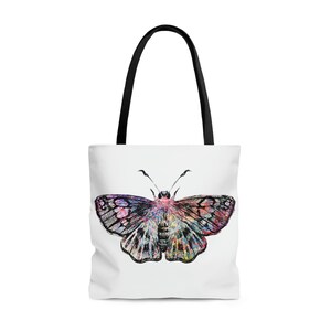 Tie Dye Moth Tote Bag
