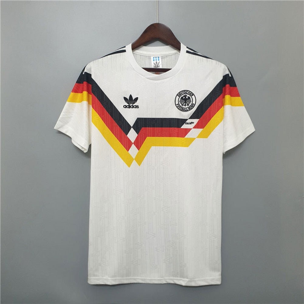 RetroJerseyBoutique Germany 1990 Retro Shirt Classic Jersey Matthäus Völler Klinsmann