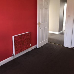 Radwraps Magnetic Radiator Cover Ruby Red Crushed Velvet - Etsy