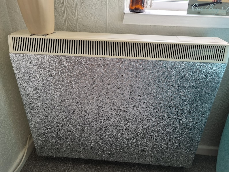 Radwraps Radiator Cover Silver Glitter Etsy