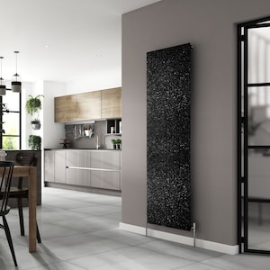 Radwraps Magnetic Radiator Cover - Black Glitter