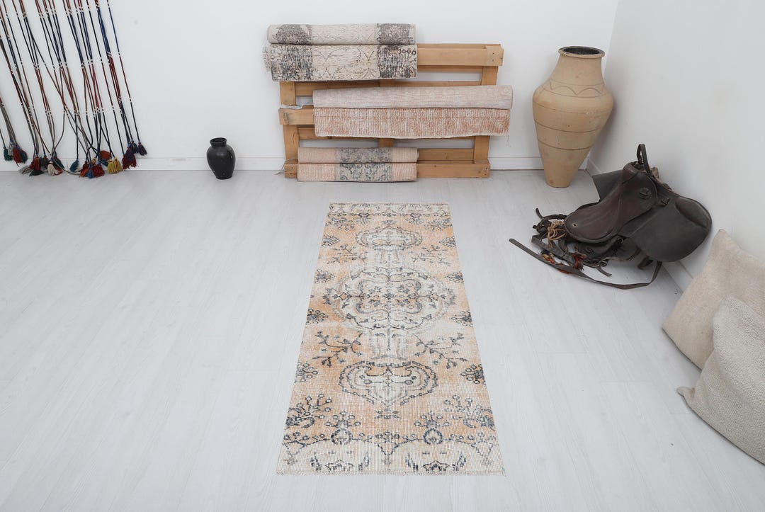 トルコヴィンテージラグ OldTurkishVintage Oushak Rug Vintage Oushak - 6'4