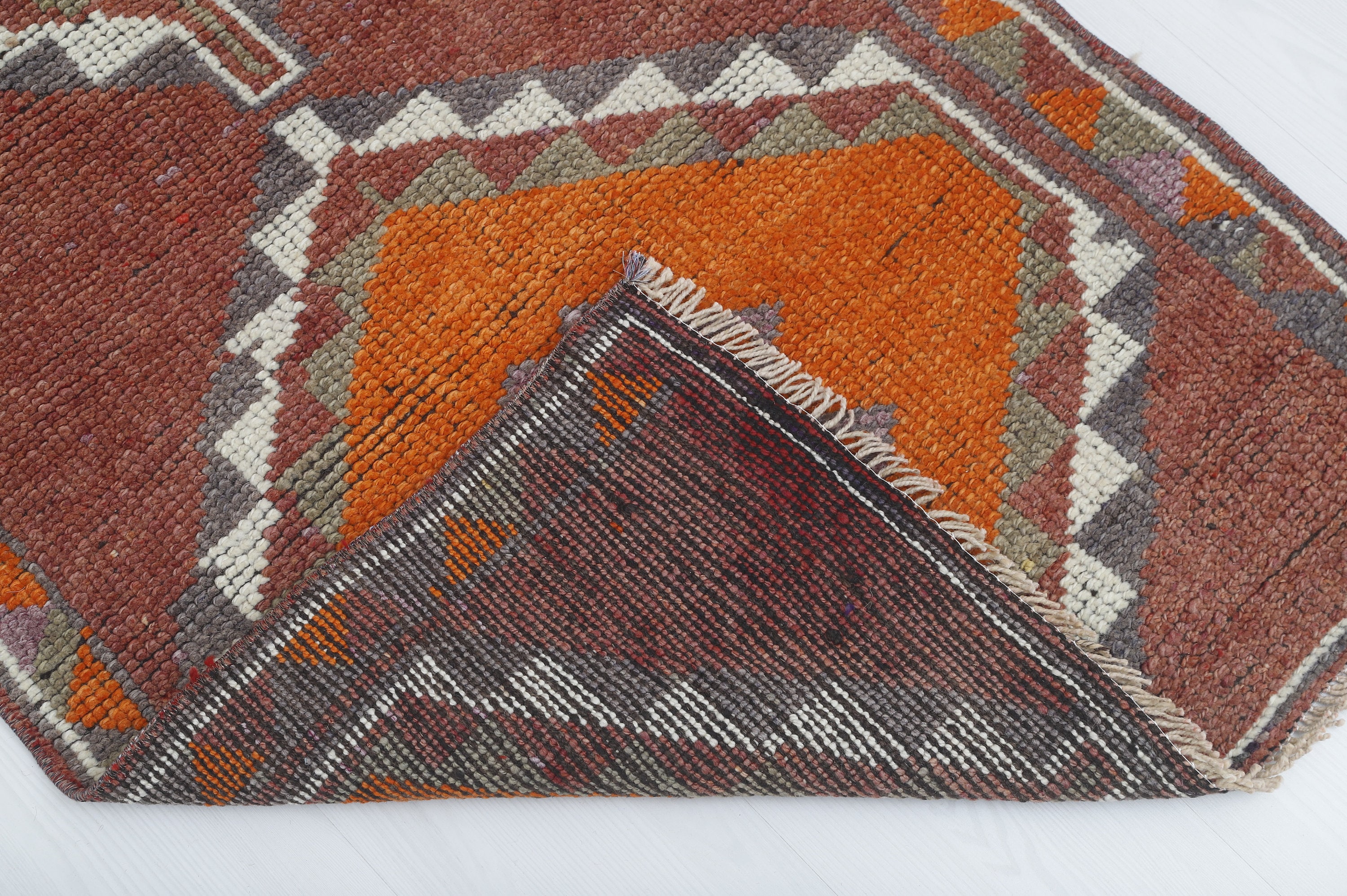 ヴィンテージ　トルコ製ランナーラグ 3x13 ランナーラグ、ヴィンテージラグ、トルコラグ