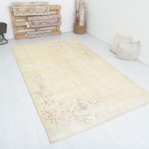 5x9 Muted Rug,Anatolian Rug,Wool Rug 5x9,Turkish Vintage Rug,Vintage Turkish Rug,Oushak Vintage Rug,Turkish Rug,Vintage Rug,Faded Rug,14320