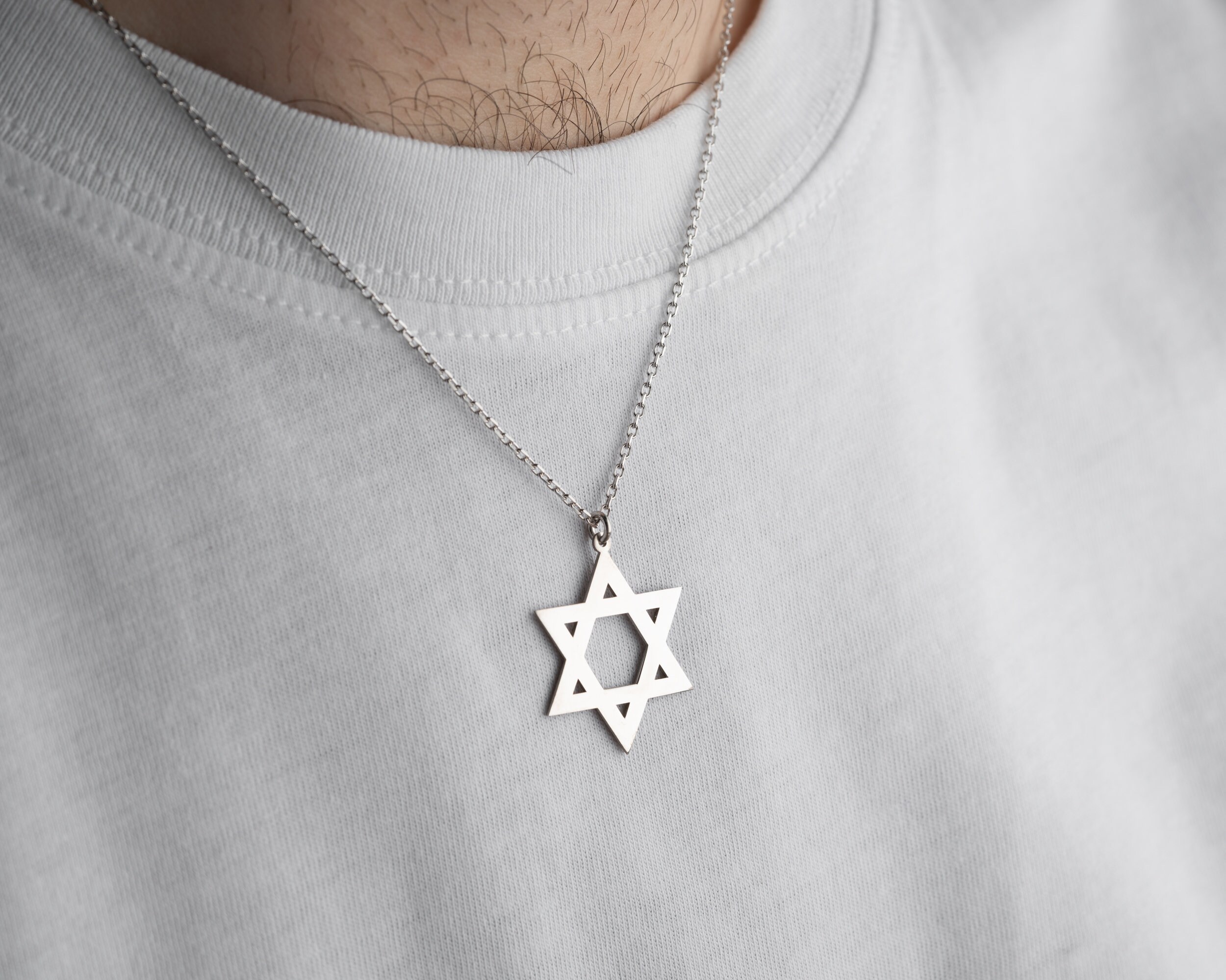 Titanium star of david necklace new arrivals