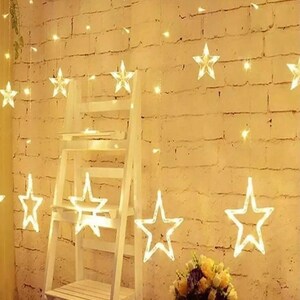 Twinkling Star Curtain Lights for a Magical Home Ambiance