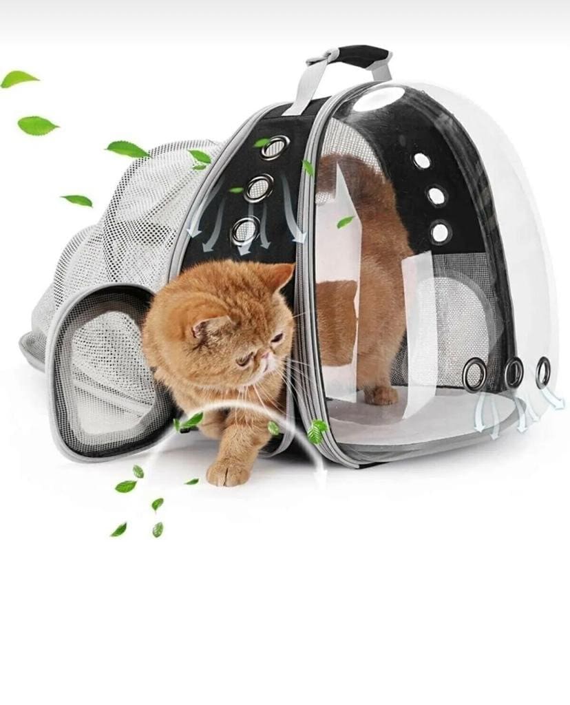 Double Layer Cat Carrier Backpack Removable Cat Carrier for 2 Cats