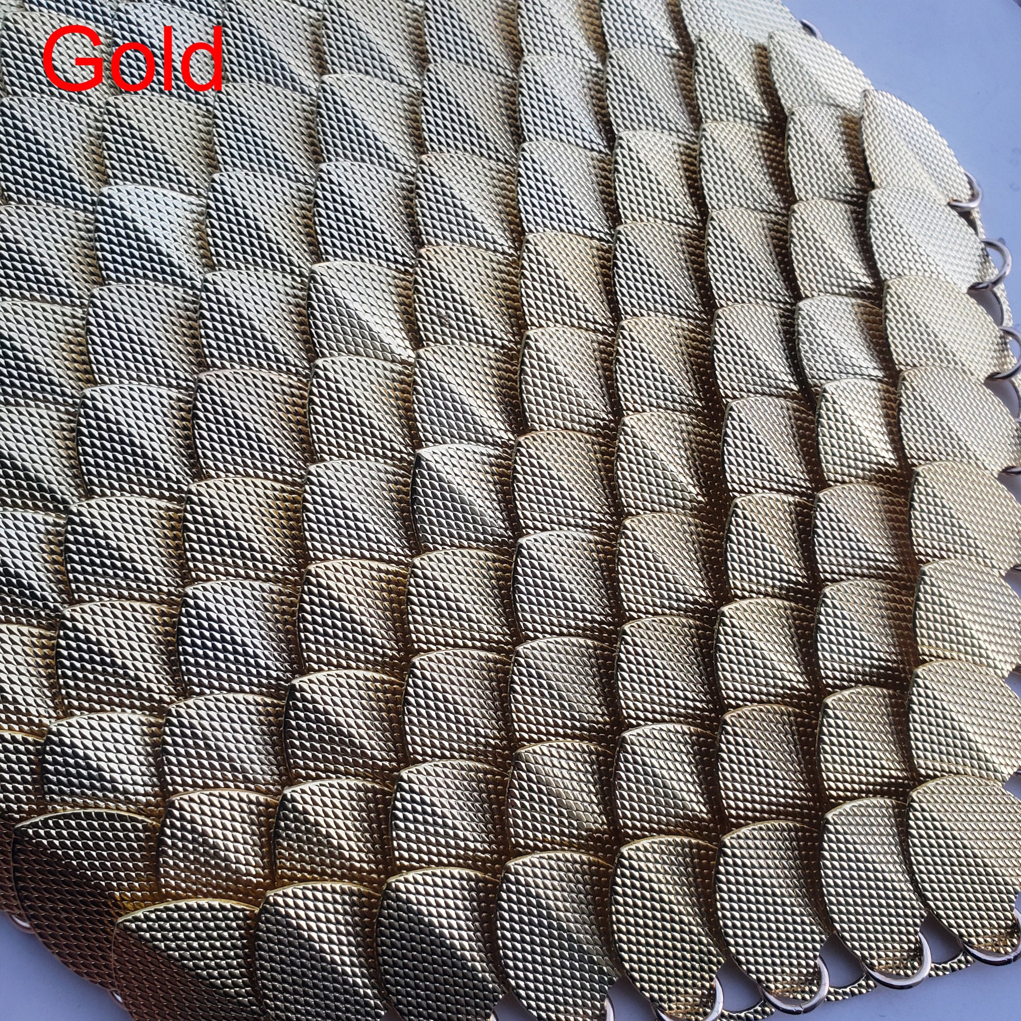 100 Large Silver Alloy Dragon Scales Scalemail Bulk Supplier Dragon