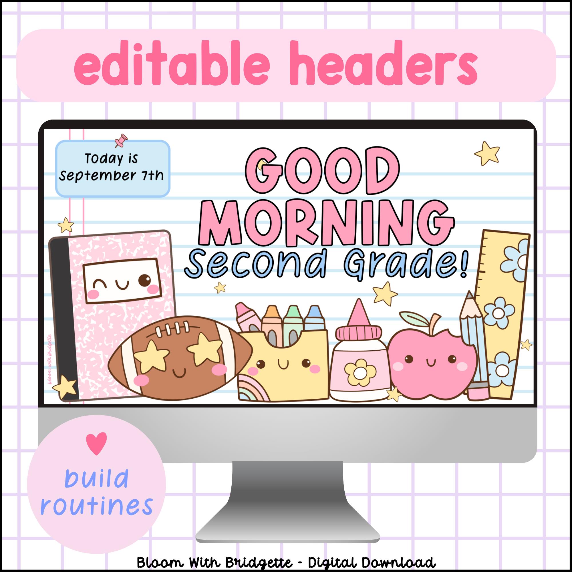 Composition Notebook Classroom Slides: Editable Templates (canva ...
