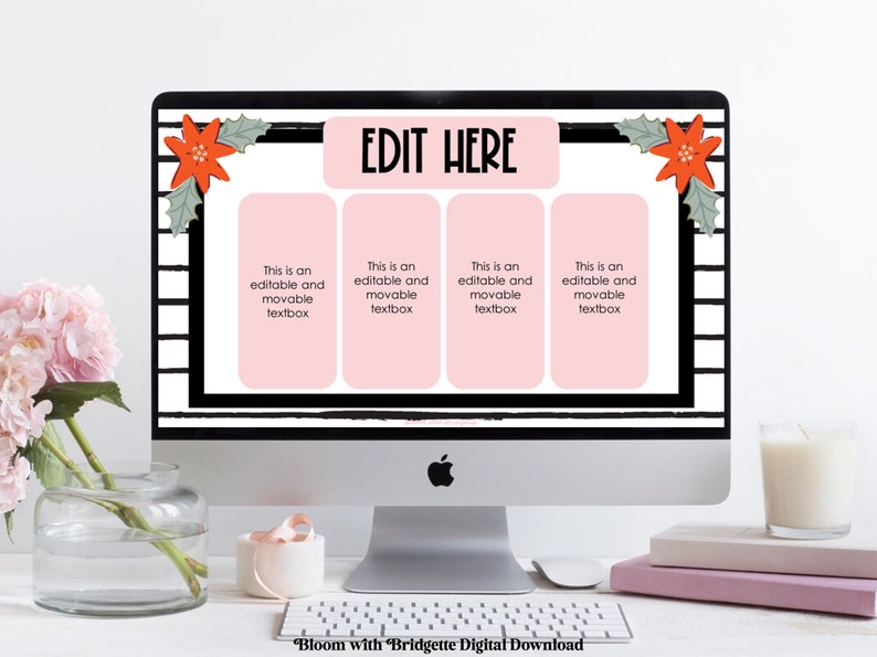 Christmas Slides Winter Slide Templates December Slides Etsy Christmas Slides Winter Slide Templates December Slides Etsy