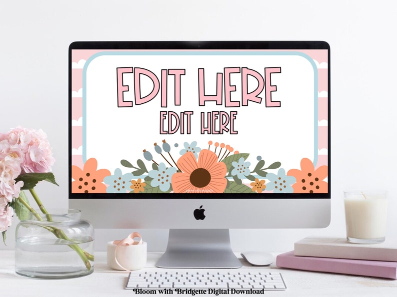 Easter Classroom Slide Templates, Powerpoint and Google Slides ™, Center Slides, Rotation Slides With Timers, Easter Classroom Decor image 7