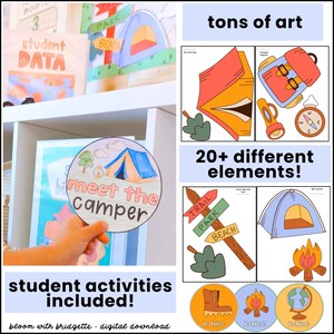 Camping Bulletin Board, Back to School Classroom Decor, Nature ...