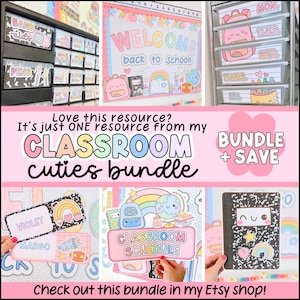 Composition Notebook Classroom Slides: Editable Templates (canva ...