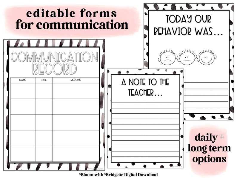 Editable Substitute Binder, Daily Subbing, Maternity Leave Binder, Long Term Substitute Binder, Classroom Management Printable image 9
