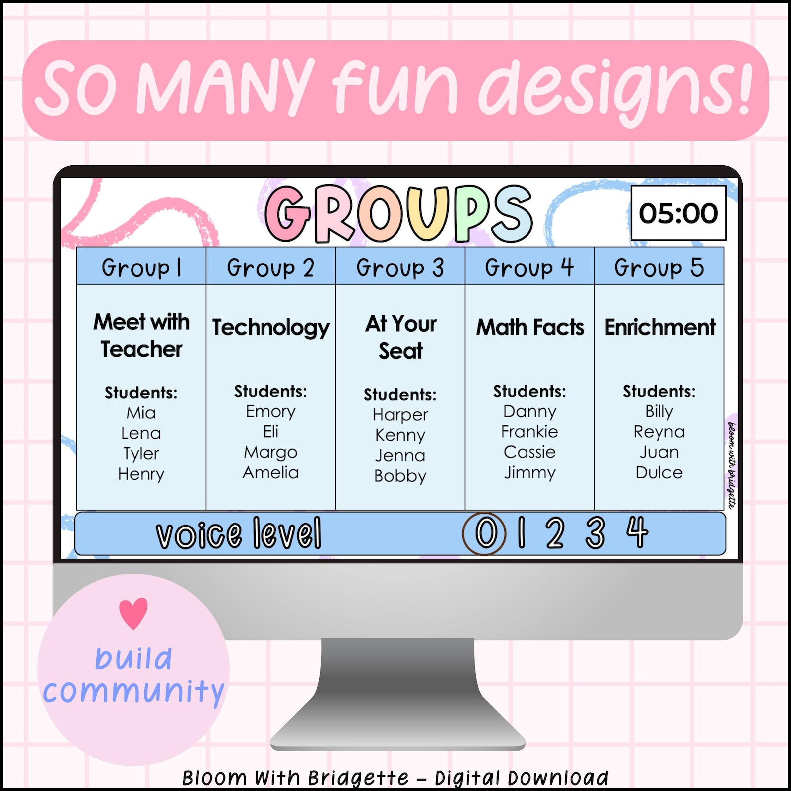 Back to School Daily Slides With Timers, Editable Templates for Canva ...