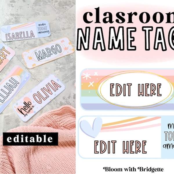 Classroom Printables Name Plates Etsy Classroom Printables Name Plates Etsy