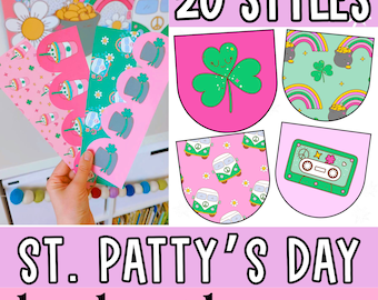 St. Patricks Day Bulletin Borders and Banners, Printable Spring Classroom Decor