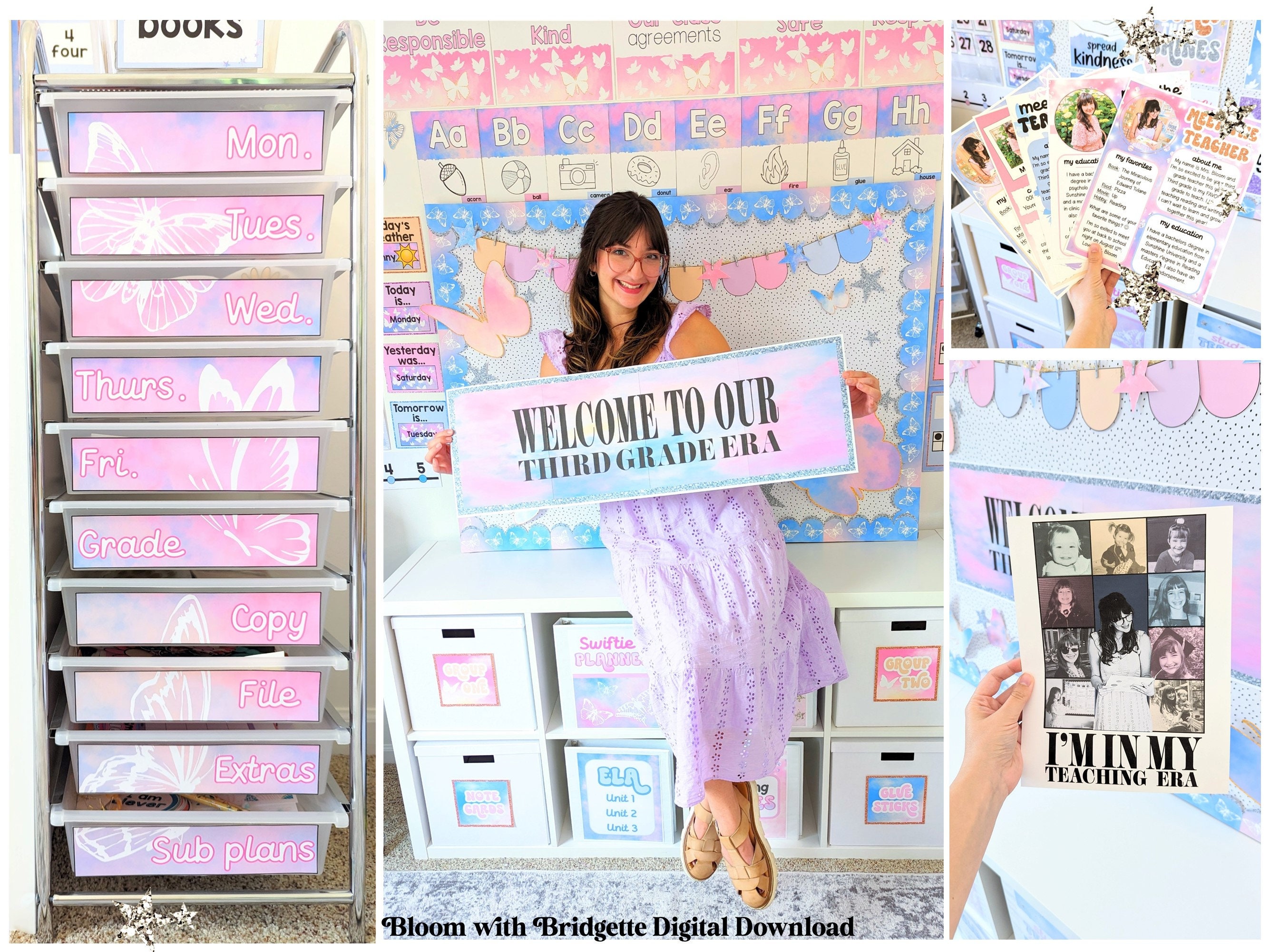 Swiftie inspired classroom decor bundle is here! Grab it NOW for a