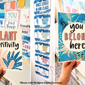 Bright Tropical Classroom Decor Bundle, Editable Classroom Bundle ...