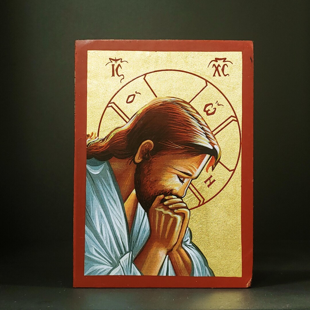 Handcrafted Jesus Christ Byzantine Icon, Greek Orthodox Art - Etsy