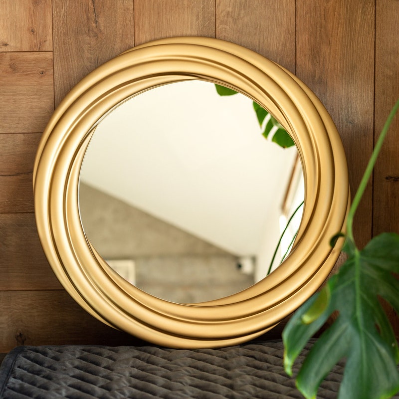 Decorative large round mirror Etsy.de