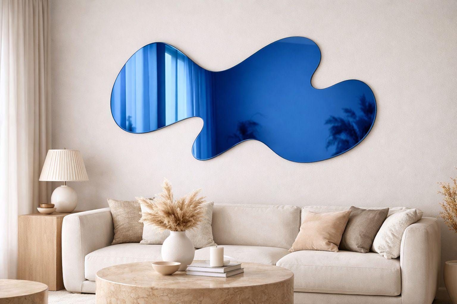 Stickable Mirrors Large Acrylic Peel and Stick Mirror: Colorful Mirrored Self Adhesive ...