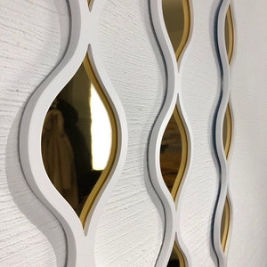 Water drop mirror decorative, acrylic wall mirror decor for living room, bedroom 3D mirror, mirror gift, water drop mirror European style